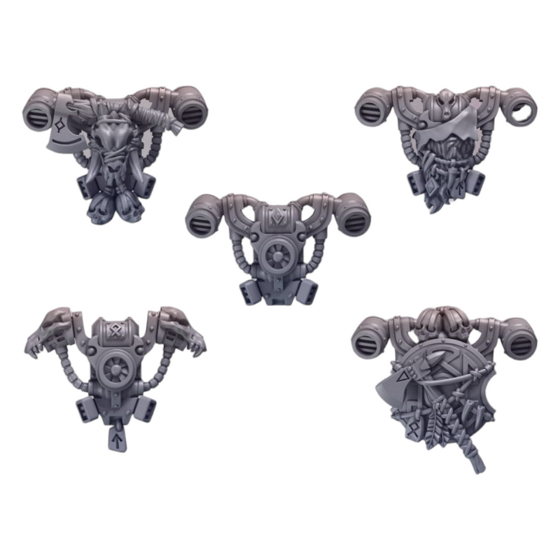 Backpacks Pack 2 Primal Hounds Conversion Bits For 28mm 32mm Sci-fi Space Knights
