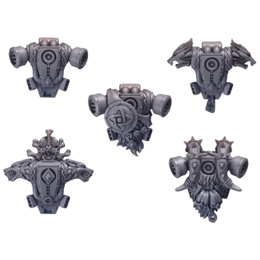 Backpacks Pack 1 Primal Hounds Conversion Bits For 28mm 32mm Sci-fi Sp ...
