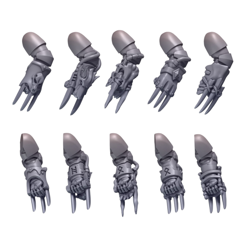 Claws Primal Hounds Conversion Bits For 28mm 32mm Sci-fi Space Knights