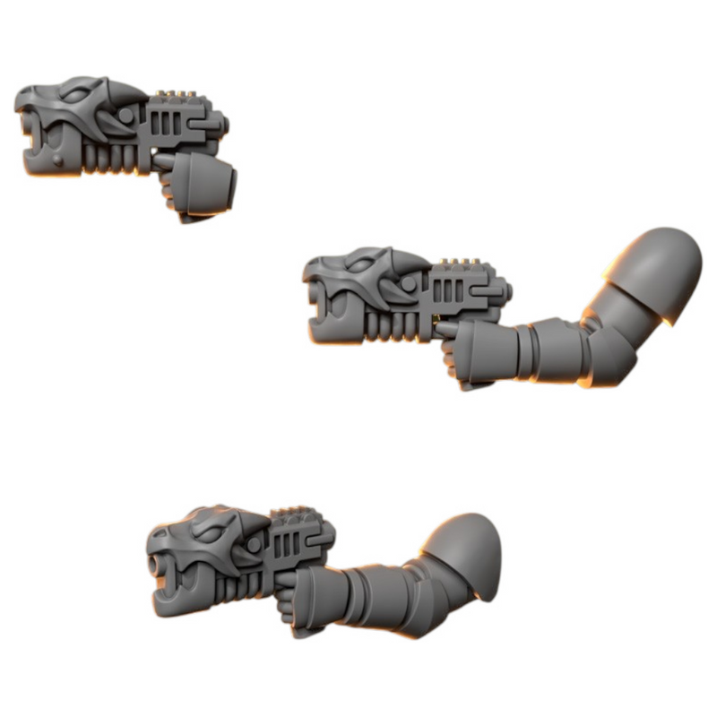 Pistols Anvil Wardens Conversion Bits For 28mm 32mm Sci-fi Space Knights