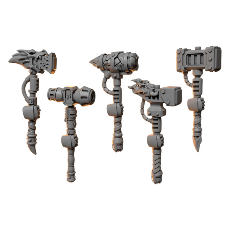 Hammers Anvil Wardens Conversion Bits For 28mm 32mm Sci-fi Space Knights