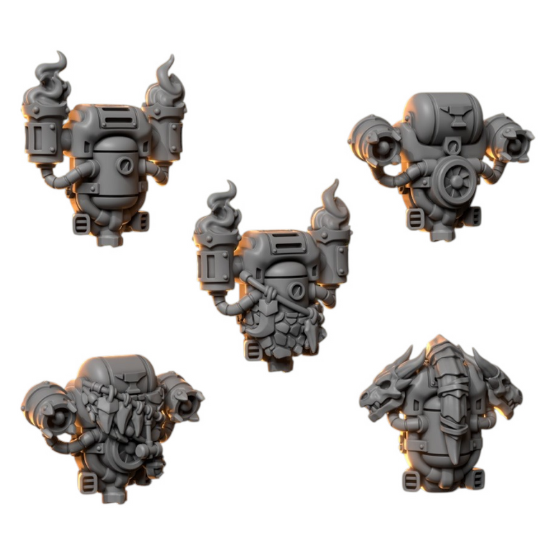 Backpacks Anvil Wardens Conversion Bits For 28mm 32mm Sci-fi Space Knights