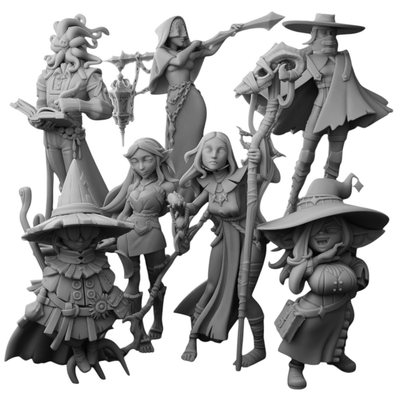 Halloween Adventurer Miniatures | Fantasy | Twin Goddess Miniatures | October '25