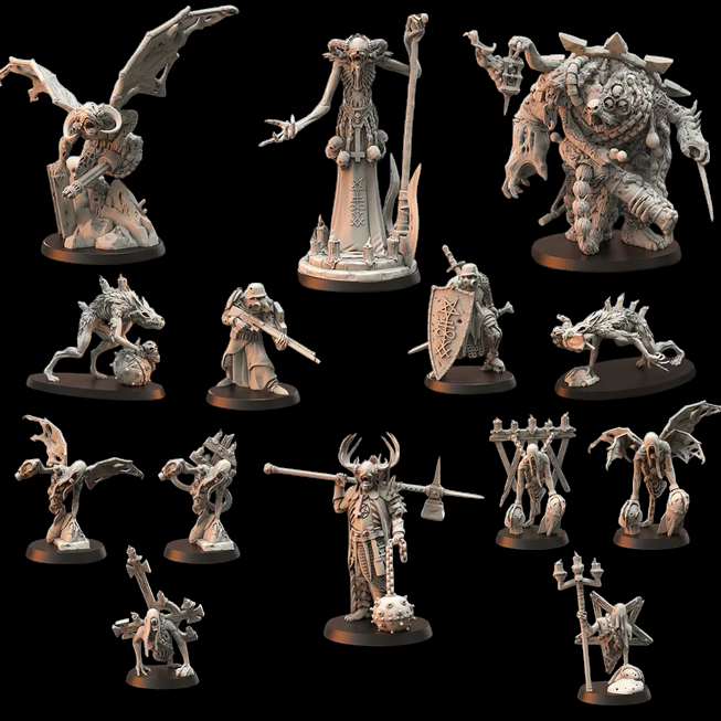 Candles of Heresy | Doomed Battalions | Trench Grimdark | Crab Miniatures