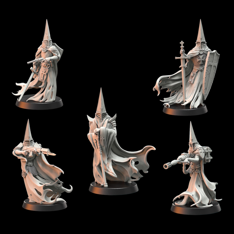 Wraith Pilgrims | Doomed Battalions | Trench Grimdark | Crab Miniatures