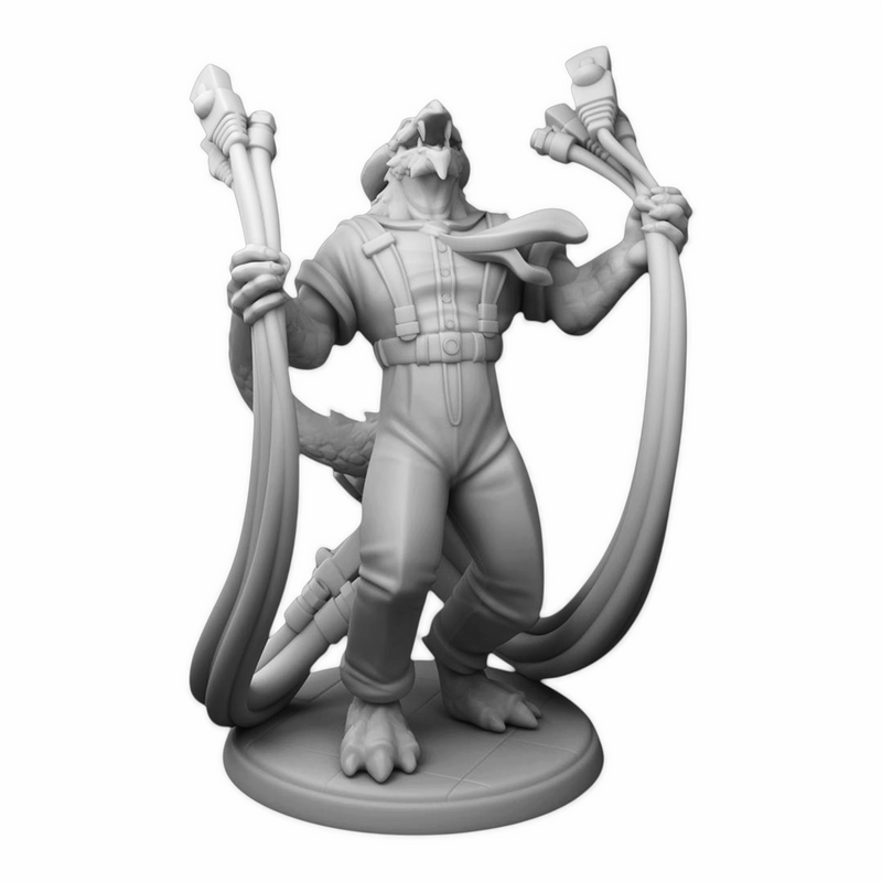 Fantasy Office Worker Miniatures | Twin Goddess Miniatures