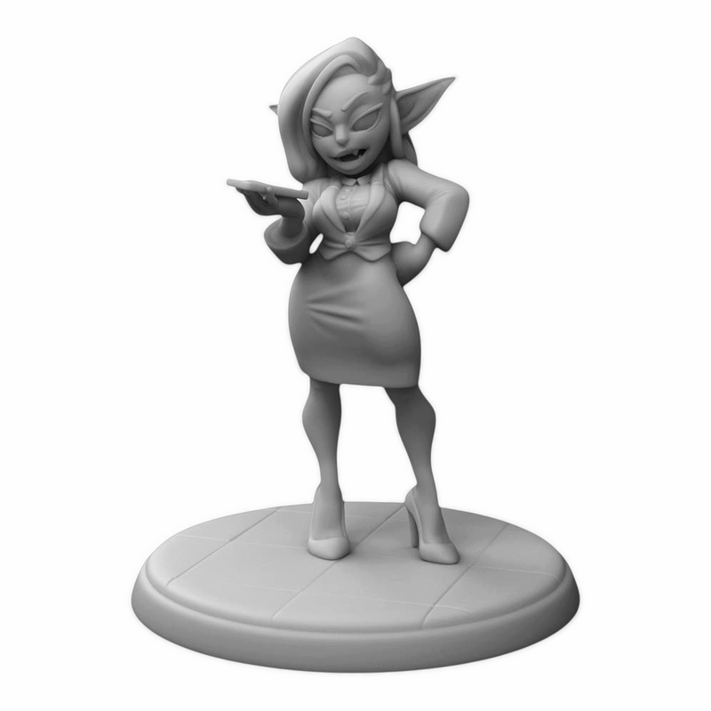Fantasy Office Worker Miniatures | Twin Goddess Miniatures