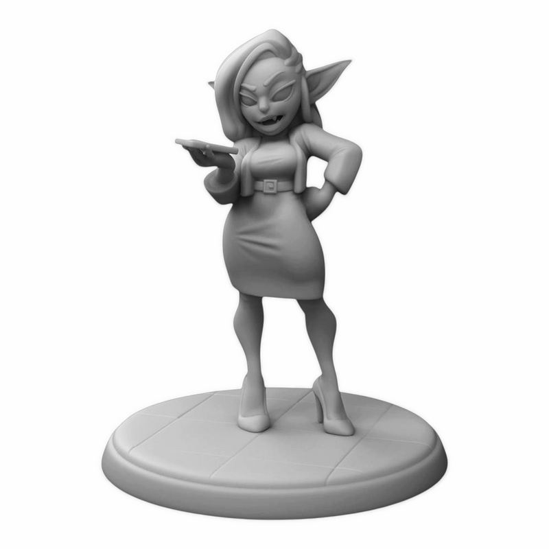 Fantasy Office Worker Miniatures | Twin Goddess Miniatures