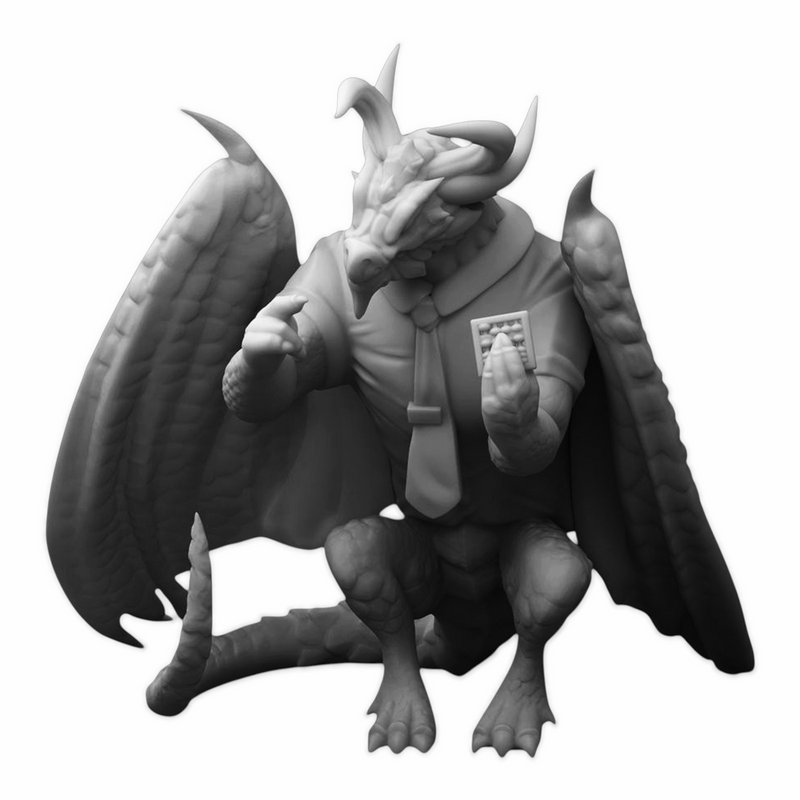 Fantasy Office Worker Miniatures | Twin Goddess Miniatures