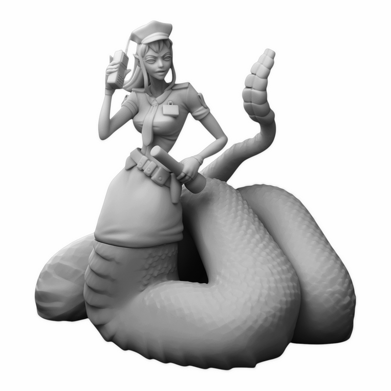 Fantasy Office Worker Miniatures | Twin Goddess Miniatures