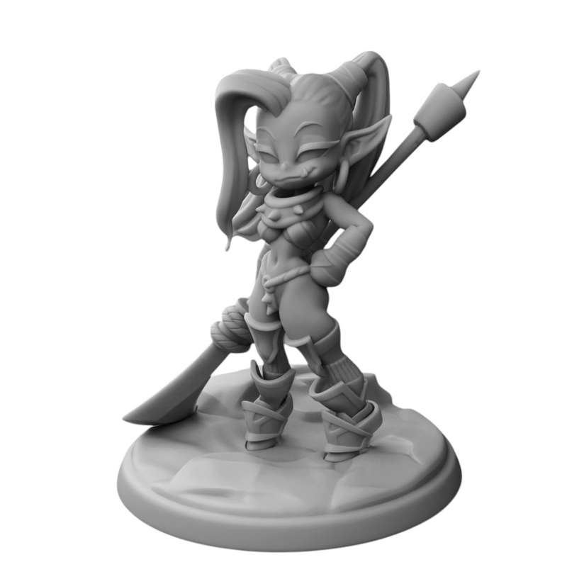 Goblin Doxy | Re-forged Adventurer 2 | Twin Goddess Miniatures