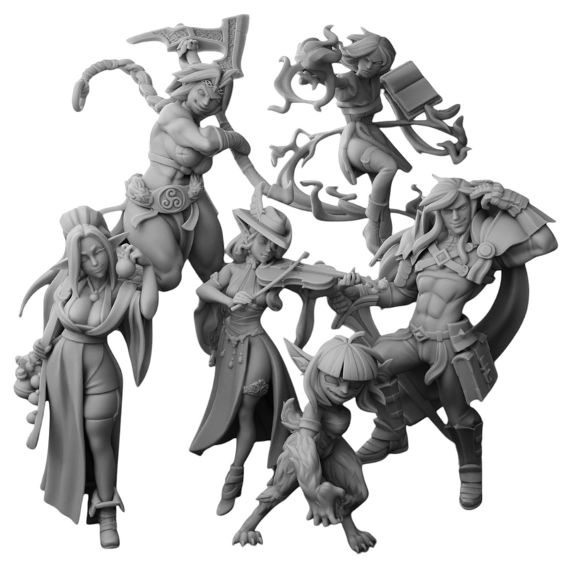 Re-forged Adventurer Miniatures | Twin Goddess Miniatures