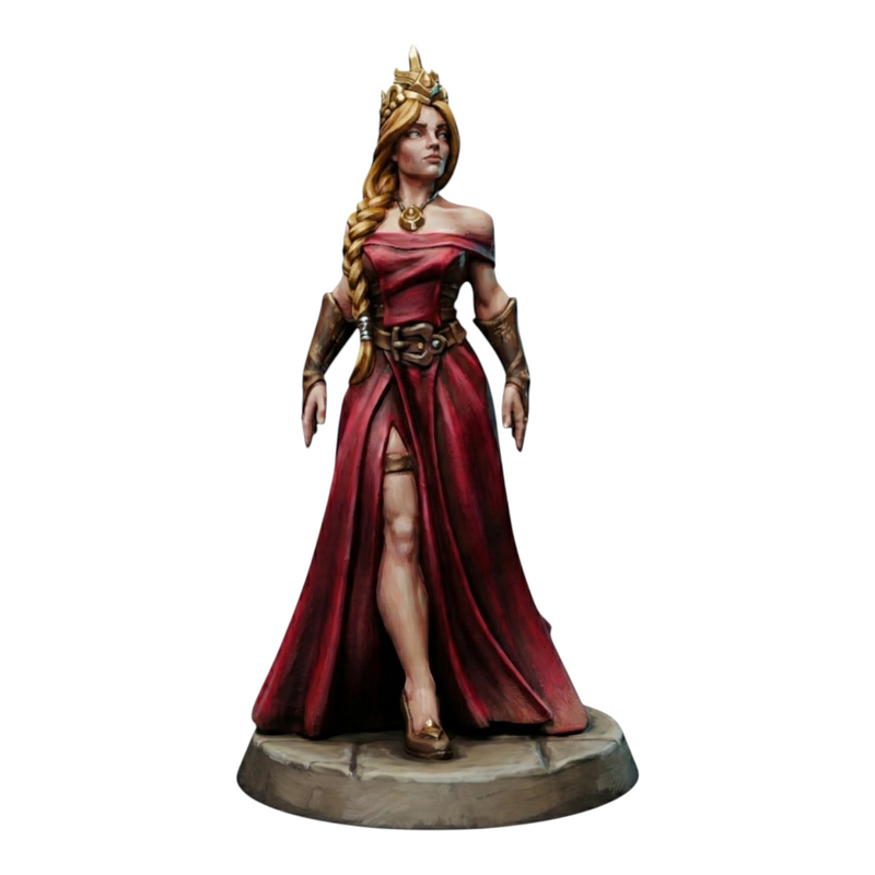 Queen | Escort the Queen | Fantasy Miniature | Galaad Miniatures