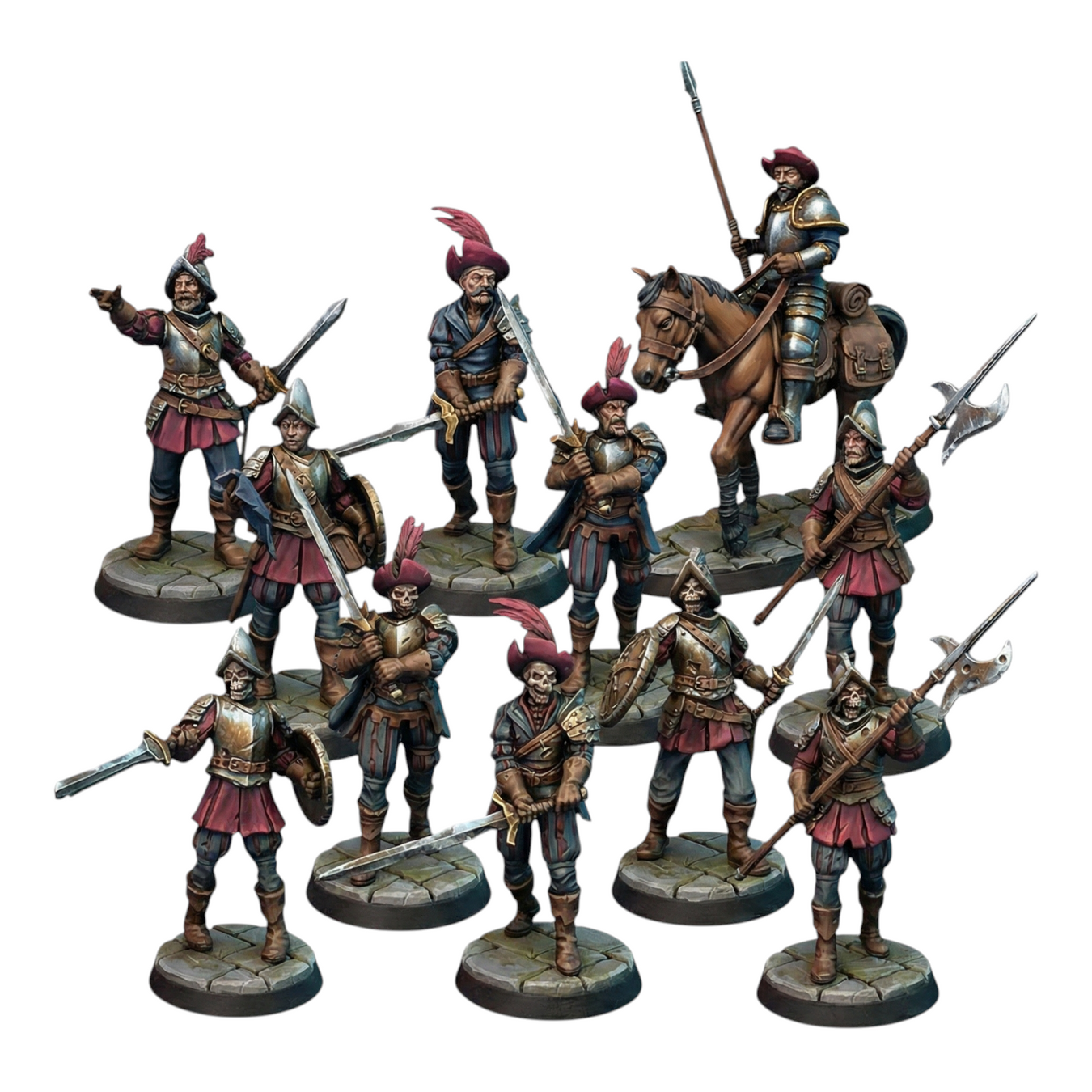 Conquistador, 28/32mm resin fantasy miniature, unpainted