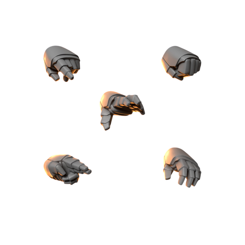 Wrist Flammer Throwers Anvil Wardens Conversion Bits For 28mm 32mm Sci-fi Space Knights