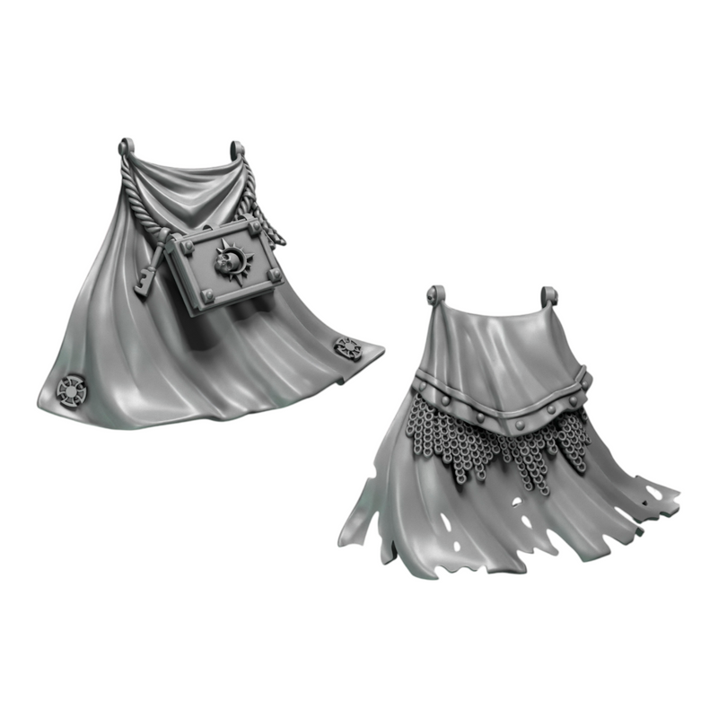 Big Cloaks | Eternal Pilgrims | Conversion Bits For 28mm 32mm Sci-fi Marines