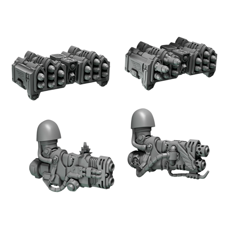 Big Warrior Ranged Weapons | Eternal Pilgrims | Conversion Bits For 28mm 32mm Sci-fi Marines
