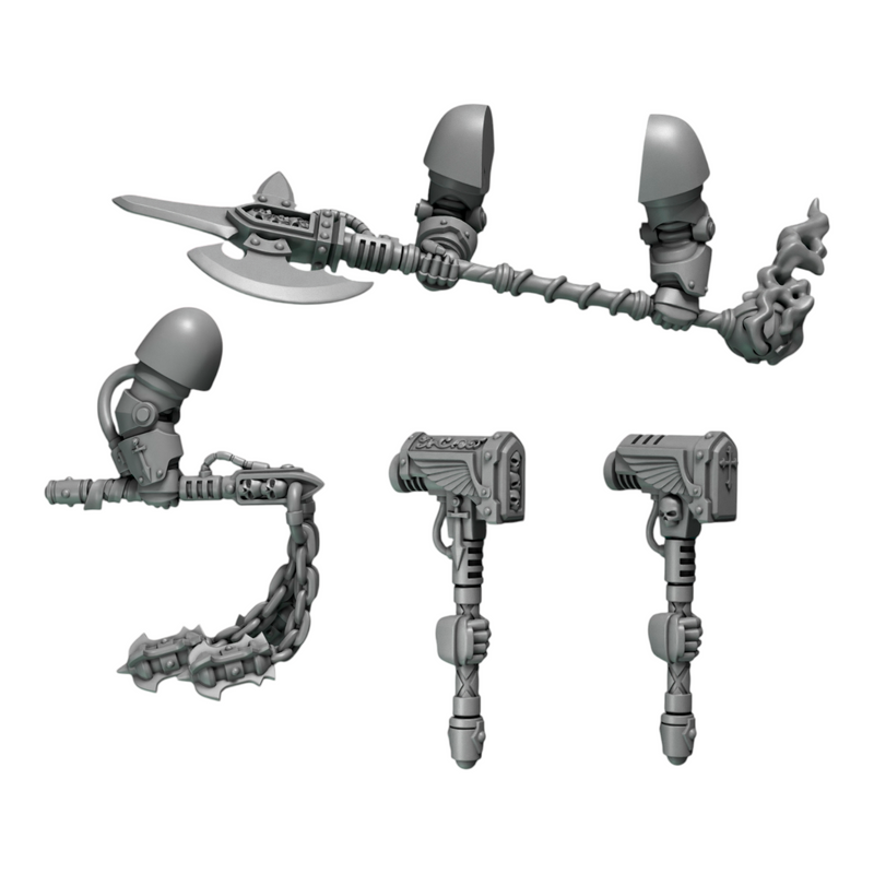 Big Warrior Melee Weapons | Eternal Pilgrims | Conversion Bits For 28mm 32mm Sci-fi Marines