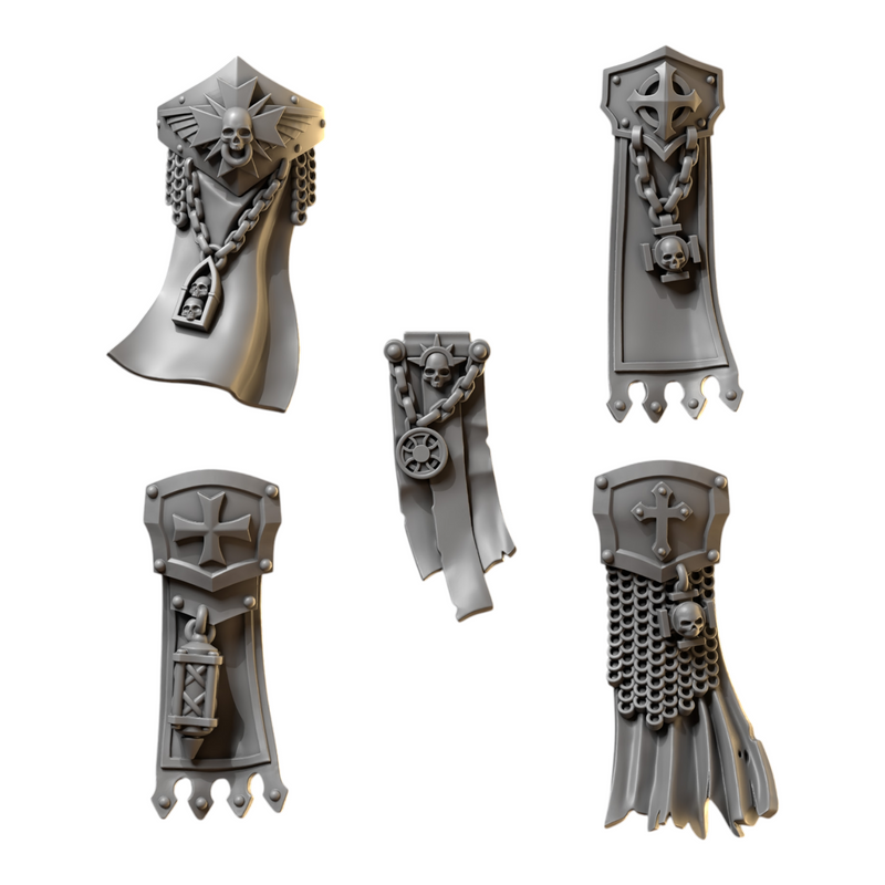 Loin Cloths Pack | Eternal Crusaders | Conversion Bits For 28mm 32mm Sci-fi Space Knights