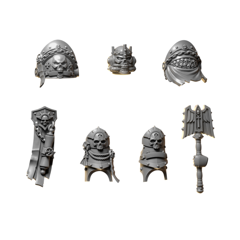 Big Hero Pose Arms | Eternal Crusade | Conversion Bits For 28mm 32mm Sci-fi Space Knights