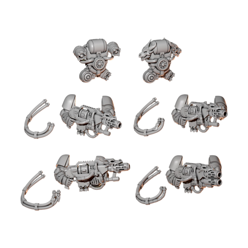Gravity Melting Kit Anvil Wardens Conversion Bits For 28mm 32mm Sci-fi Space Knights