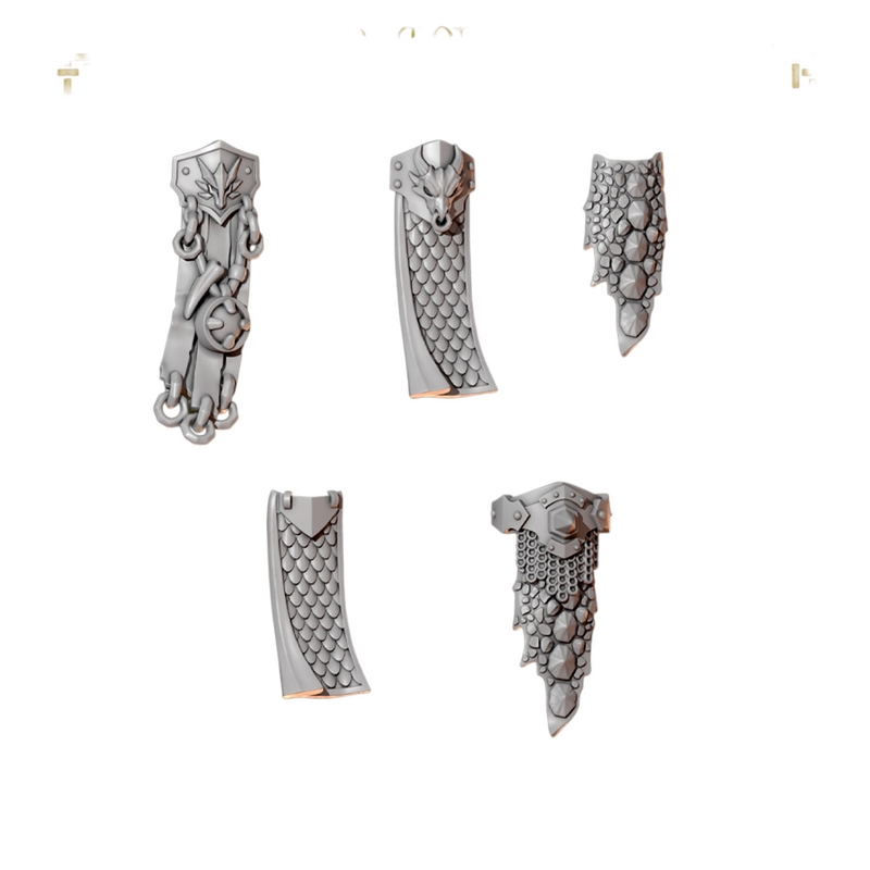 Loin Cloths Anvil Wardens Conversion Bits For 28mm 32mm Sci-fi Space Knights