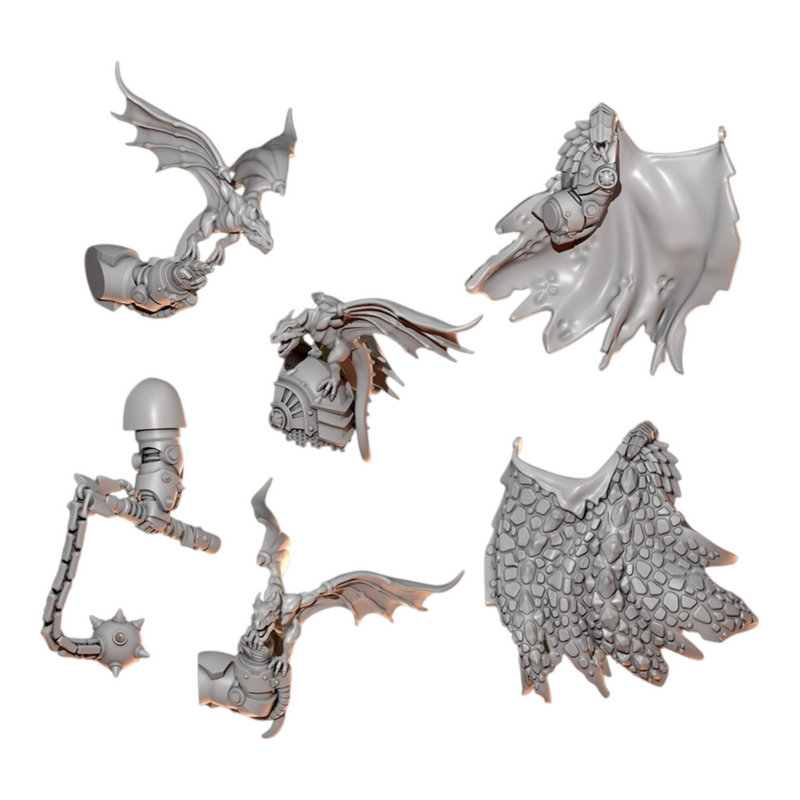 Big Hero Pose Arms Anvil Wardens Conversion Bits For 28mm 32mm Sci-fi Space Knights
