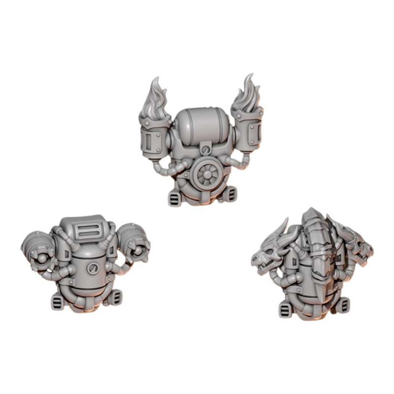 Gravity Backpacks Anvil Wardens Conversion Bits For 28mm 32mm Sci-fi Space Knights