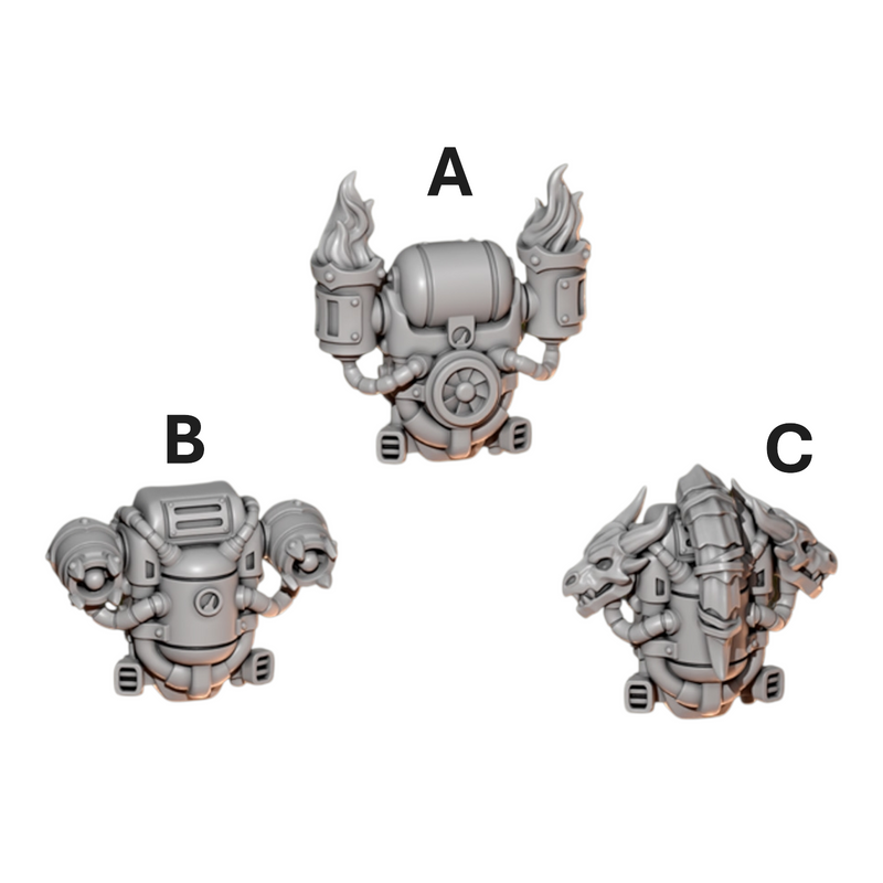 Gravity Backpacks Anvil Wardens Conversion Bits For 28mm 32mm Sci-fi Space Knights