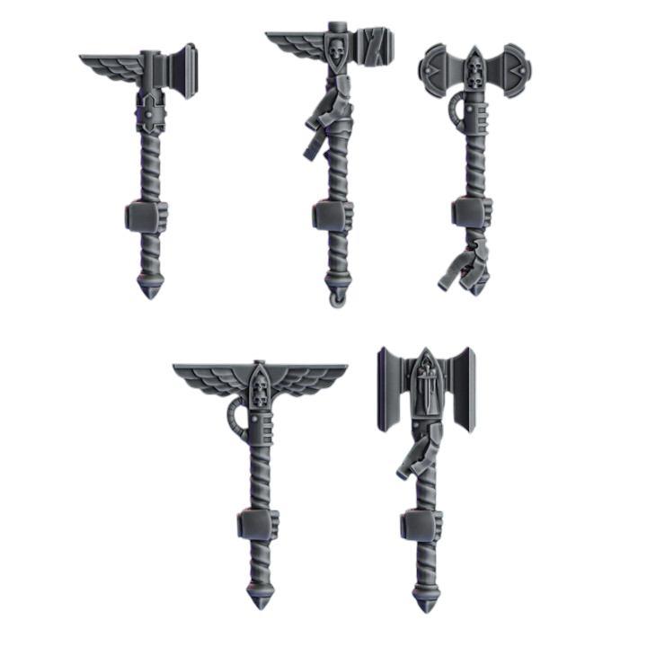 Knight Hammers | Pactum Aeternum | Conversion Bits For 28mm 32mm Sci-fi Space Knights