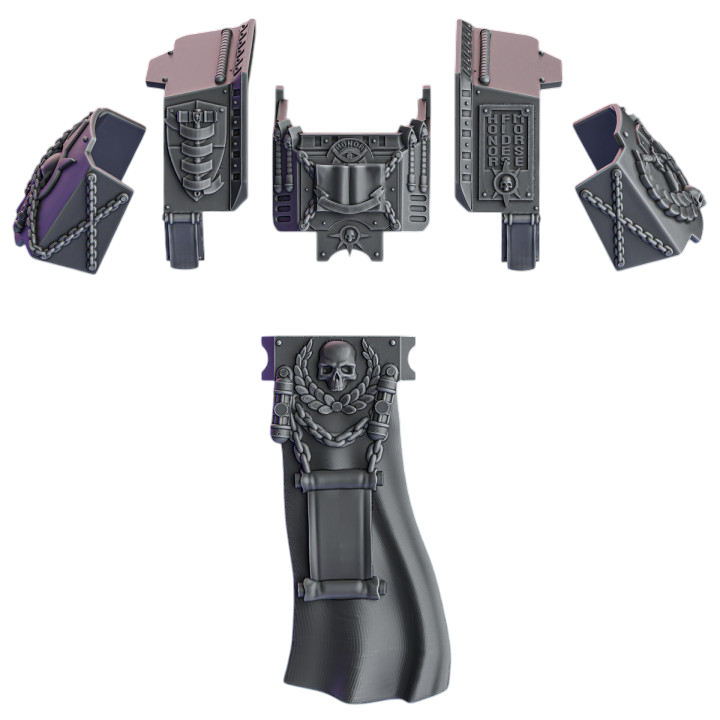 Warden Stormdread Upgrade Kit | Pactum Aeternum | Conversion Bits For 28mm 32mm Sci-fi Space Knights