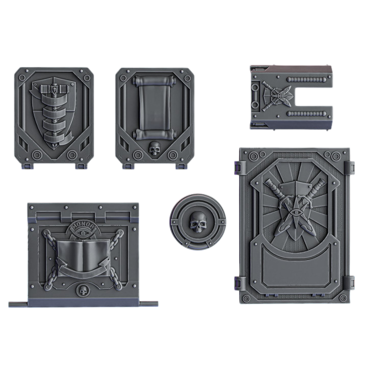 Warden APC Upgrade Kit | Pactum Aeternum | Conversion Bits For 28mm 32mm Sci-fi Space Knights