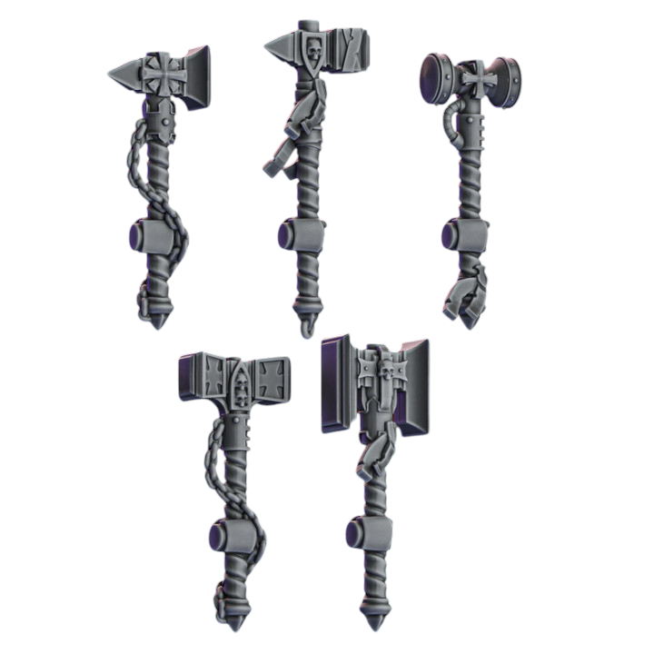 Crusader Hammers | Pactum Aeternum | Conversion Bits For 28mm 32mm Sci-fi Space Knights