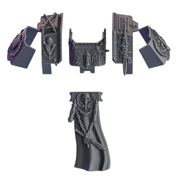 Crusader Stormdread Upgrade Kit | Pactum Aeternum | Conversion Bits For 28mm 32mm Sci-fi Space Knights