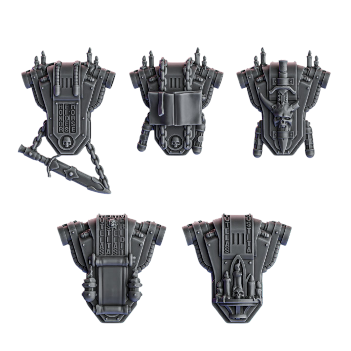 Warden Backpacks | Pactum Aeternum | Conversion Bits For 28mm 32mm Sci-fi Space Knights