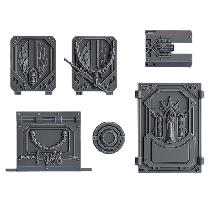 Knight APC Upgrade Kit | Pactum Aeternum | Conversion Bits For 28mm 32mm Sci-fi Space Knights