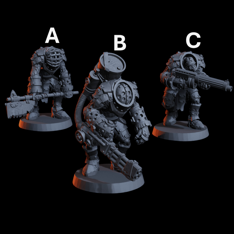 Gravefront Ghoul Anointed Miniatures | Trench Grimdark | Diceverse