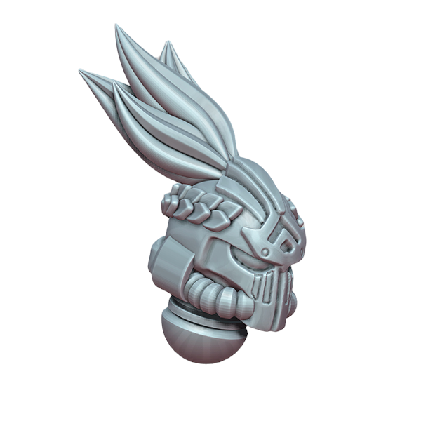 10x Space Warrior Helmet M | Tyrant Hunters | Ratman Forge | Sci-Fi Grimdark Custom Bitz Wargaming Miniatures 28mm 32mm