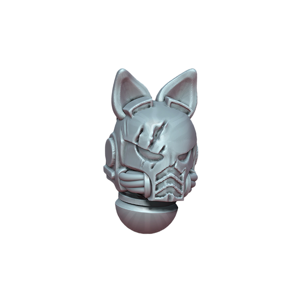 10x Space Warrior Helmet I | Tyrant Hunters | Ratman Forge | Sci-Fi Grimdark Custom Bitz Wargaming Miniatures 28mm 32mm