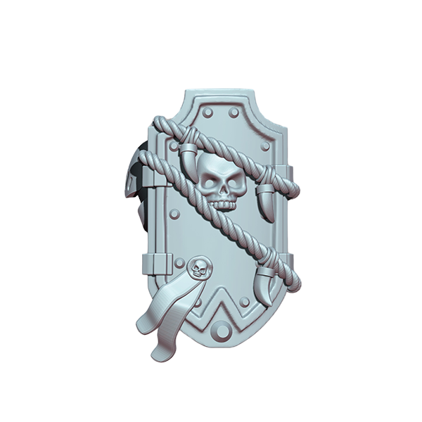 Space Warrior Shield Pack | Tyrant Hunters | Ratman Forge | Sci-Fi Grimdark Custom Bitz Wargaming Miniatures 28mm 32mm