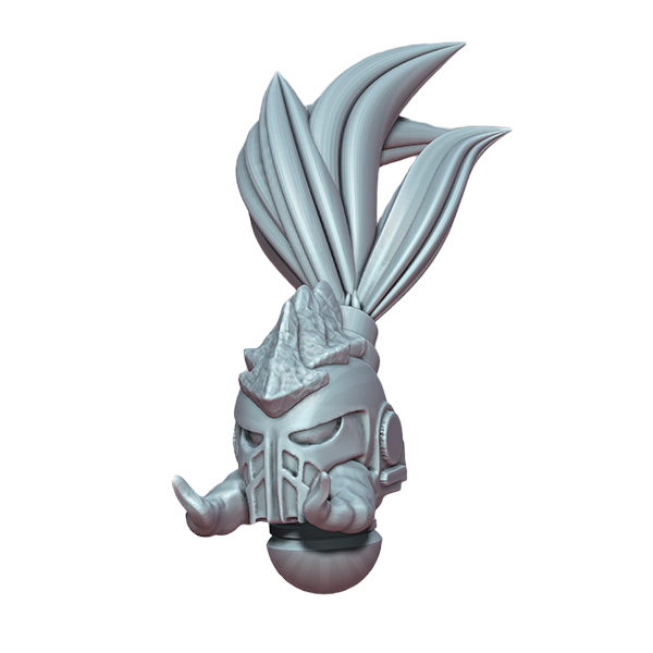 10x Space Warrior Helmet A | Tyrant Hunters | Ratman Forge | Sci-Fi Grimdark Custom Bitz Wargaming Miniatures 28mm 32mm