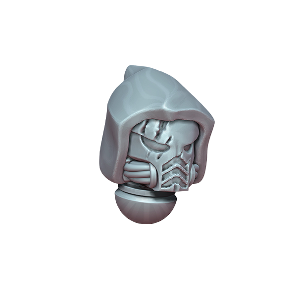 10x Space Warrior Helmet B | Tyrant Hunters | Ratman Forge | Sci-Fi Grimdark Custom Bitz Wargaming Miniatures 28mm 32mm