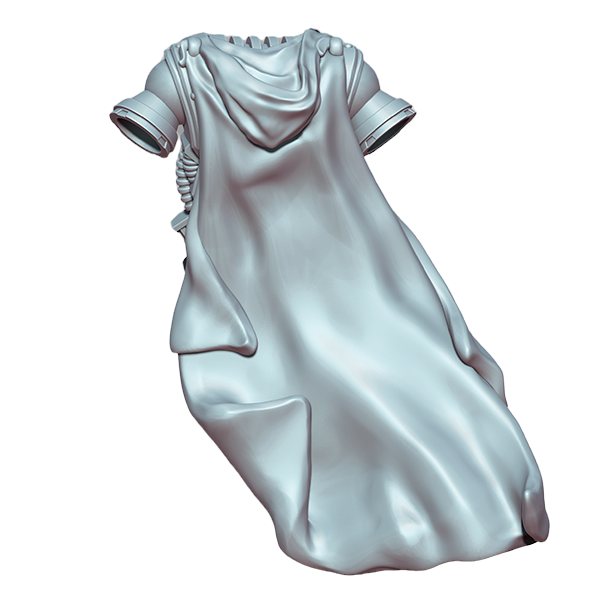 Space Warrior Backpack w/ Cape B | Tyrant Hunters | Ratman Forge | Sci-Fi Grimdark Custom Bitz Wargaming Miniatures 28mm 32mm