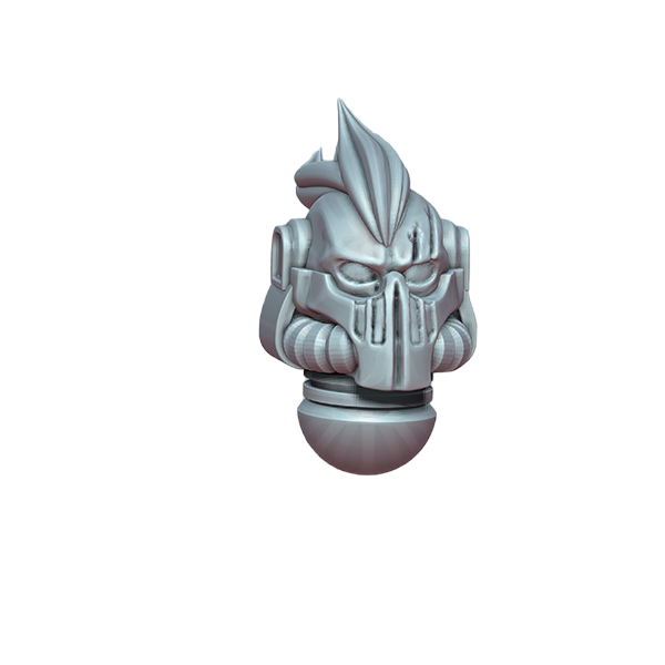 10x Space Warrior Helmet F | Tyrant Hunters | Ratman Forge | Sci-Fi Grimdark Custom Bitz Wargaming Miniatures 28mm 32mm