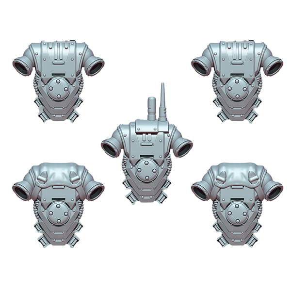 Space Warrior Backpacks A | Tyrant Hunters | Ratman Forge | Sci-Fi Grimdark Custom Bitz Wargaming Miniatures 28mm 32mm