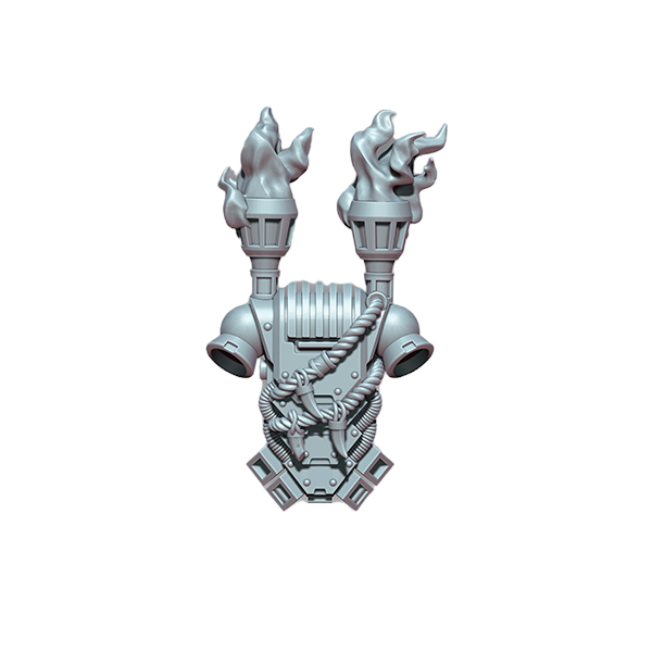 5x Space Warrior Backpack A | Tyrant Hunters | Ratman Forge | Sci-Fi Grimdark Custom Bitz Wargaming Miniatures 28mm 32mm