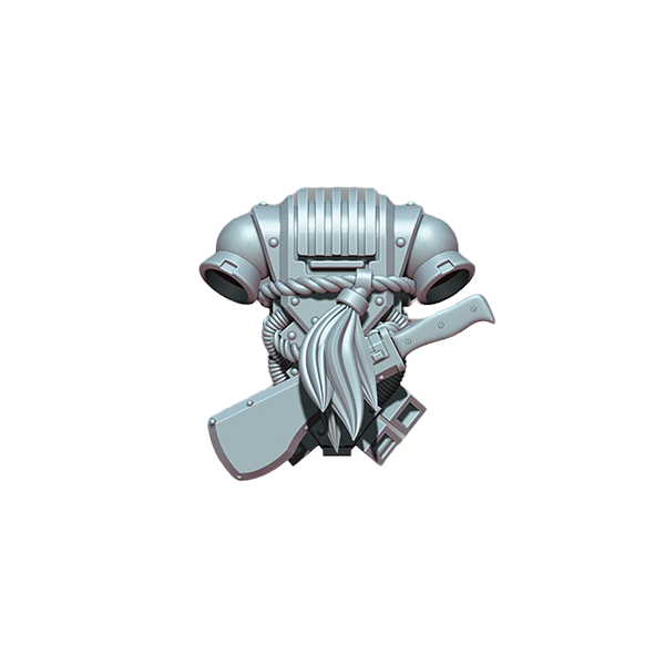 5x Space Warrior Backpack B | Tyrant Hunters | Ratman Forge | Sci-Fi Grimdark Custom Bitz Wargaming Miniatures 28mm 32mm