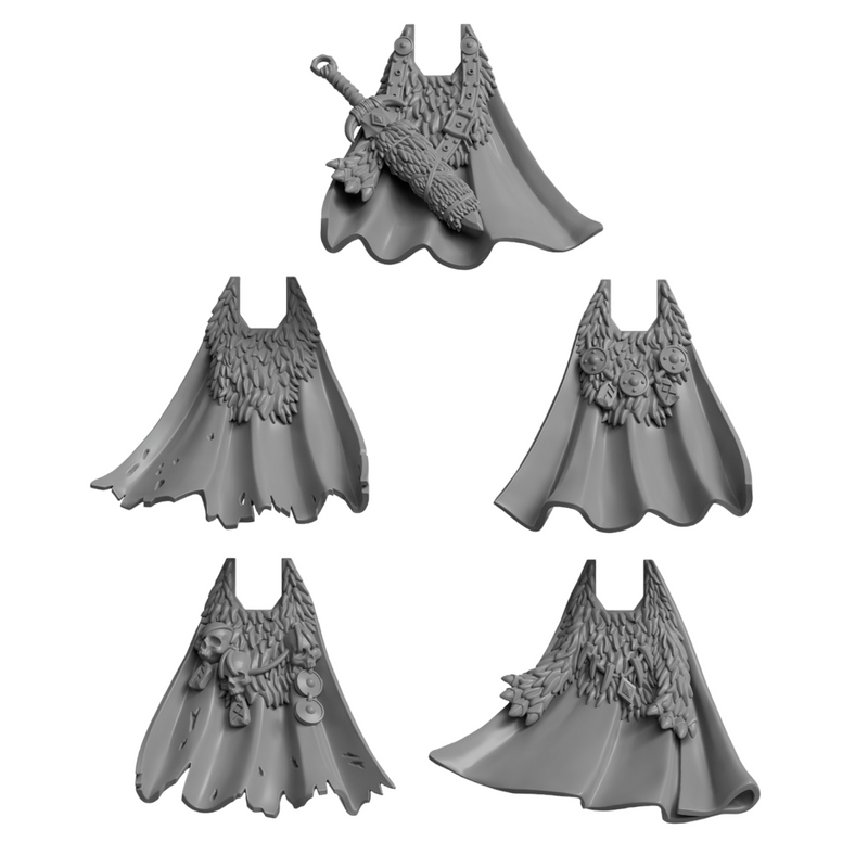 Cloaks Primal Hounds Conversion Bits For 28mm 32mm Sci-fi Space Knights