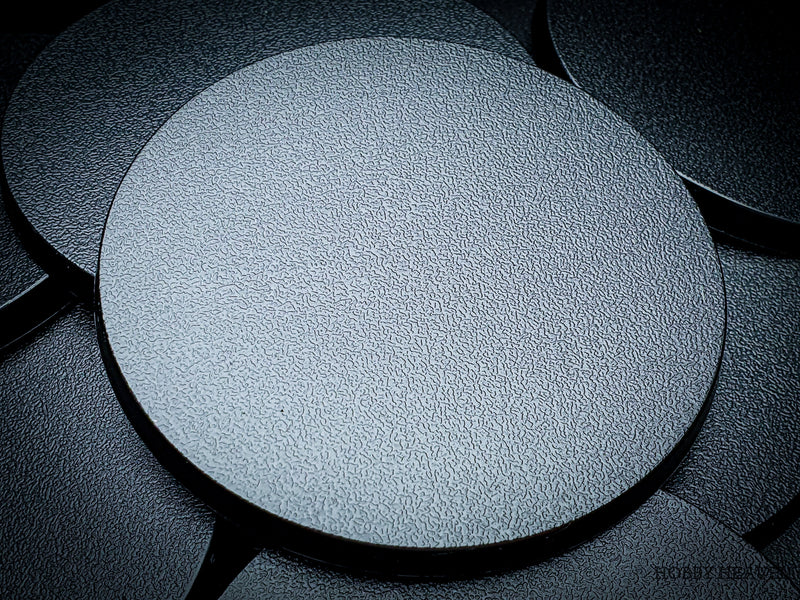 80mm Round Plain Plastic Bases