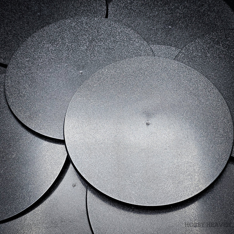 160mm Round Plain Plastic Bases
